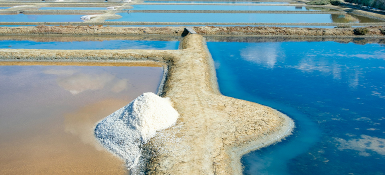 Površina na kojoj se proizvodi keltska so u Gerandu 